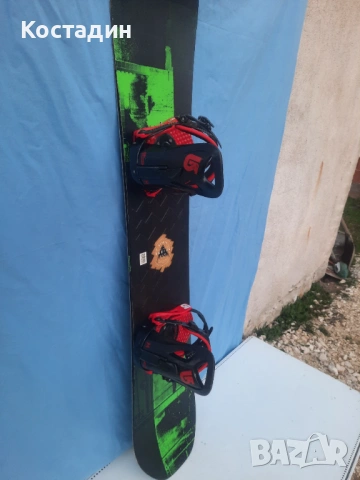 Сноуборд BURTON RADIUS WIDE 150см.W с автомати, снимка 7 - Зимни спортове - 53027844
