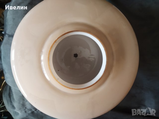 старо стъкло за полилей арт деко, снимка 5 - Полилеи - 29301966