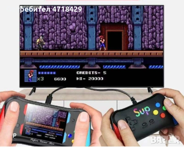 Преносима ретро конзола 500in1, снимка 2 - Други игри и конзоли - 53279752