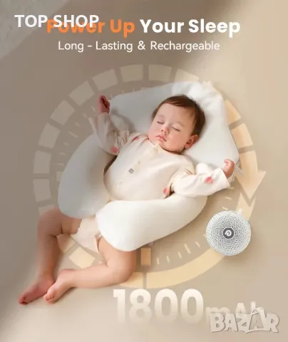 Преносим уред за бял шум Dreamegg Sleep Lite D11Max/USB зареждаем/Мощна батерия/21 звука, снимка 3 - Пелени, памперси - 49308665