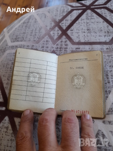 Стар паспорт, снимка 3 - Други ценни предмети - 51954310