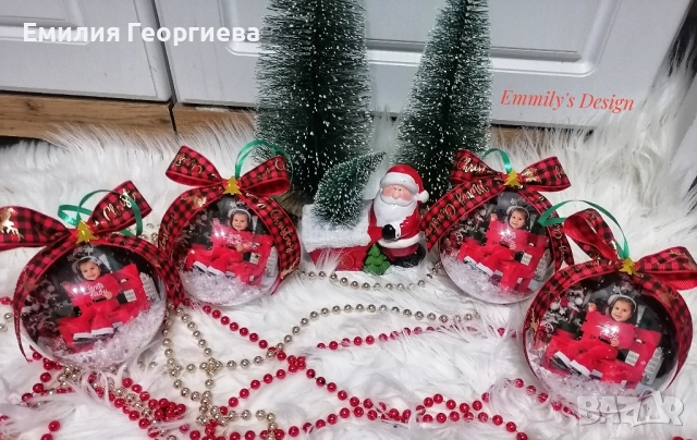 Коледни топки със снимки на най- ниски цени , снимка 5 - Други - 52591514