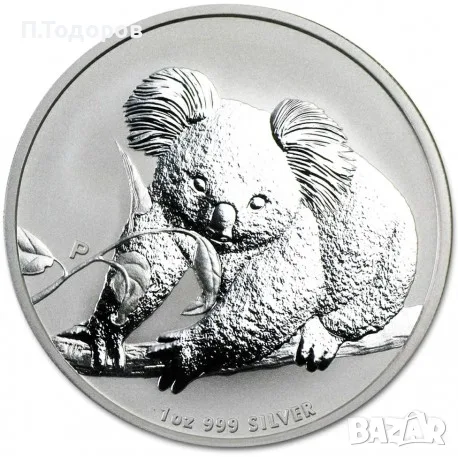 Сребро 1 oz монета Австралийска Коала - 2010