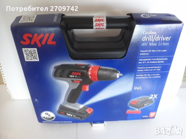 Продавам нови акумолаторни винтоверти с 2 броя батерии., снимка 2 - Винтоверти - 29145274