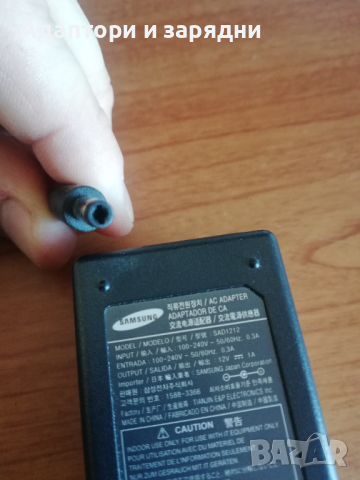 Адаптер за Samsunsg 12v 1A model: SAD1212, снимка 3 - Друга електроника - 44535284