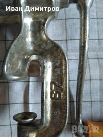 Работеща ръчна месомелачка., снимка 7 - Антикварни и старинни предмети - 50835996