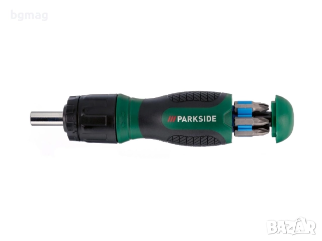 Parkside тресчотъчна отвертка PSRB 31 A1 и битове,31 части, снимка 2 - Отвертки - 52339966