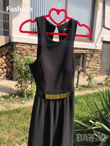 Официална черна рокля с гол гръб, снимка 6 - Рокли - 37822671