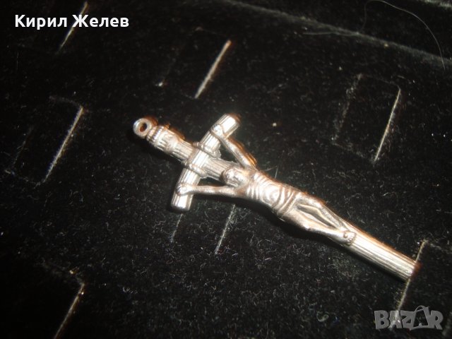 ПОСРЕБРЕНО НАГРЪДНО РАЗПЯТИЕ КАТОЛИЧЕСКИ КРЪСТ 14422, снимка 6 - Колиета, медальони, синджири - 30554847