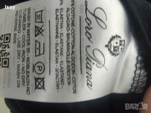 Мъжка тениска ЛОРО ПИАНА 2ХЛ последен размер, снимка 3 - Тениски - 54192807