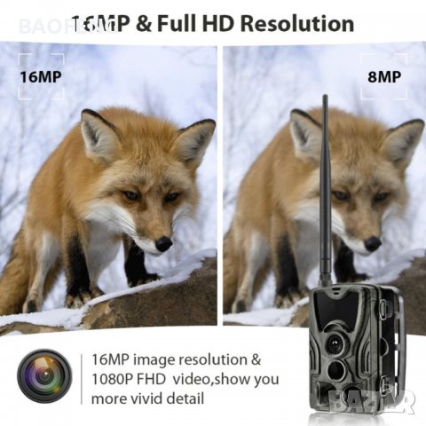 █▬█ █ ▀█▀ 16MP 1080P HC 801 Фотокапан Suntek 801G 3G версията Ловна камера Нощно виждане, Full HD,, снимка 15 - Други - 37516815