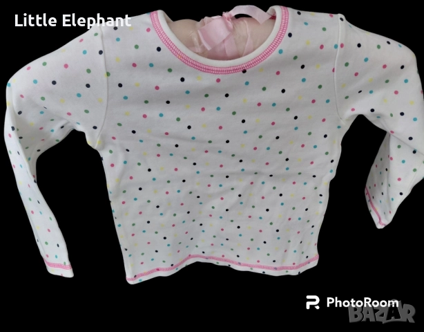 Блузка с дълъг ръкав за 12-18 мес мом,muticolours точки,колекция"Points,",,Англия/нова