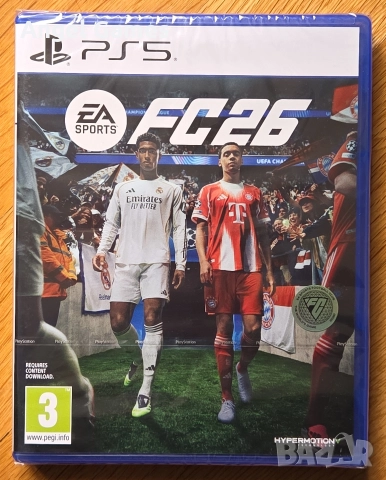 Запечатан! FC26 PS5 Playstation 5 FIFA 2026 FC 26 Плейстейшън футбол