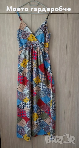 Дамска дълга лятна рокля размер М/Л
