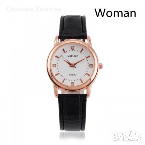 ✨Класически ръчен часовник с кожена верижка, дамски и мъжки вариант - черна/кафява каишка, снимка 14 - Луксозни - 38870002