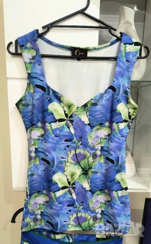 Дрехи Junona Юнона черен блестящ кроп топ бюстие с паднали рамена лачено яке кожен клин , снимка 18 - Корсети, бюстиета, топове - 52467436