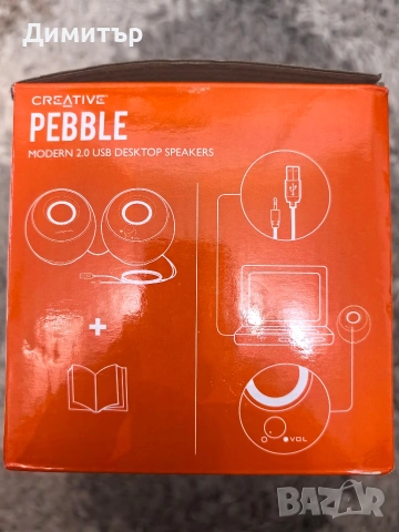 Тонколони Creative Pebble Desktop Speakers, снимка 4 - Тонколони - 53316008