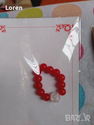 Ново!Пръстенче мартеничка или валентинка , снимка 3 - Пръстени - 39392694