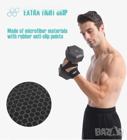 Ръкавици за фитнес, тренировки с тежести, тренировки за жени и мъже, снимка 3 - Ръкавици - 51061065