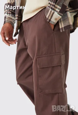 Мъжки cargo панталон boohooMAN - размер 30/S, снимка 2 - Панталони - 48270820