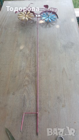 Стойка за саксия-велосипед, снимка 6 - Градински мебели, декорация  - 37824065