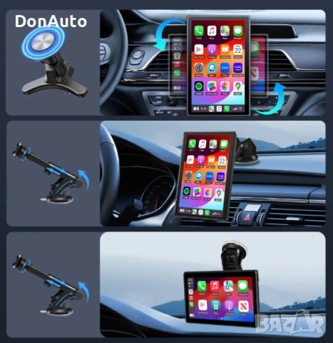 Универсална 8-инчова мултимедия Android с въртящ се екран, снимка 4 - Аксесоари и консумативи - 53128978