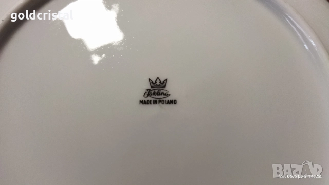 Стар полски порцелан чинии, снимка 6 - Антикварни и старинни предмети - 52262107