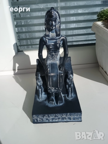 Египетска статуетка-41, снимка 7 - Статуетки - 52476550