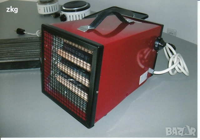 Калорифер електрически 3200W монофазен , снимка 3 - Отоплителни печки - 53025124
