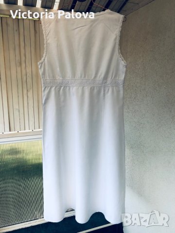Красива бяла рокля FRANSA, снимка 9 - Рокли - 29559983