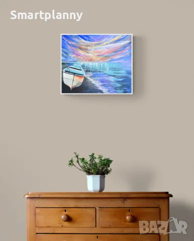 Картина Цветна морска експлозия, снимка 2 - Картини - 33288731