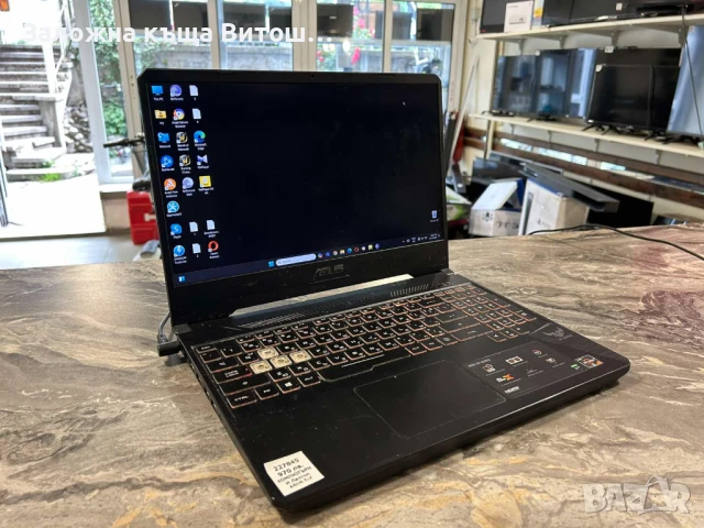 Лаптоп Asus Tuf Gaming FX505D AMD Ryzen 7 3750H 8Gb RAM 1Tb SSD, снимка 2 - Лаптопи за игри - 50448212