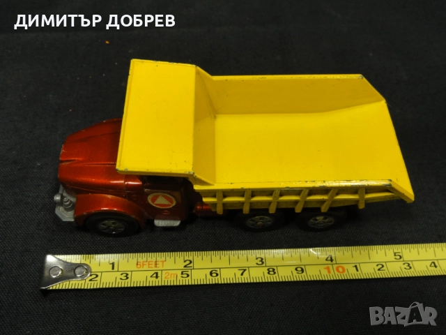 СТАРА РЕТРО МЕТАЛНА КОЛИЧКА SCAMMELL MATCHBOX SUPER KINGS , снимка 7 - Колекции - 51651783