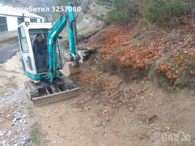 Изкопи с мини Багер , самосвал и транспортни услуги.
