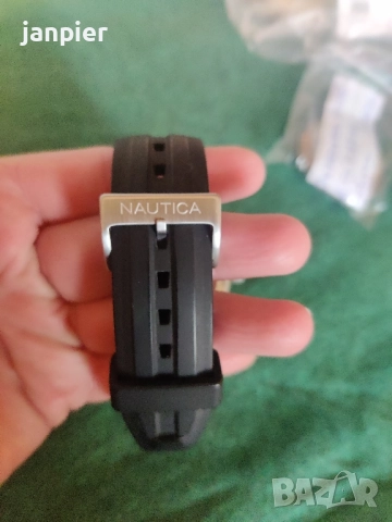 Мъжки масивен часовник Nautica Chronograpch, снимка 2 - Мъжки - 52392800