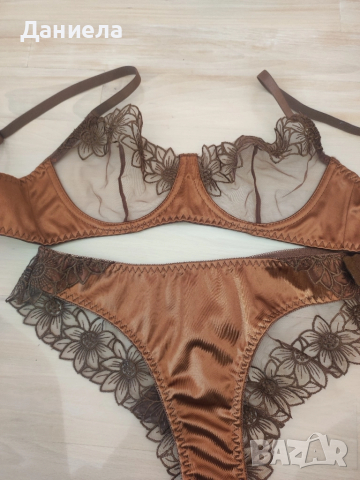 Кафяво бельо, снимка 2 - Бельо - 52419539