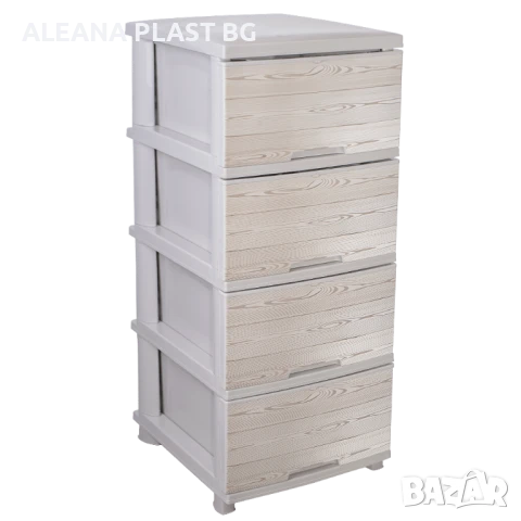 Пластмасов шкаф с четири чекмеджета , снимка 3 - Шкафове - 24932652