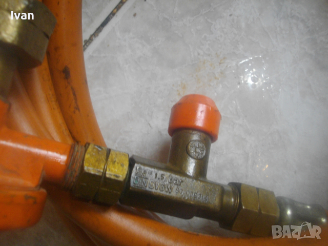 Газова Горелка 510мм С Маркуч/Вентил За Ремонтни Дейности/Хидроизолации/Покриви-Старо Качество-EXACT, снимка 10 - Други инструменти - 44921701