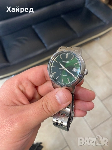 Автоматичен часовник Seiko SRPH89K1 със зелен циферблат, снимка 7 - Мъжки - 53974925