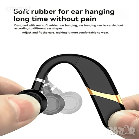 Стилна Bluetooth 5.2 Hands Free, функция за намаляване на шума, снимка 4 - Слушалки, hands-free - 50983914