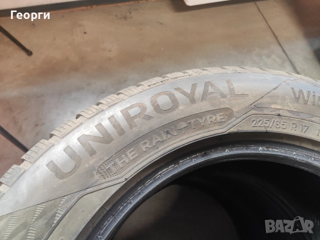 4бр. зимни гуми 225/65/17 Uniroyal, снимка 6 - Гуми и джанти - 52776997