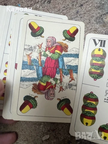 Ретро чешки карти за игра нови в кутия , снимка 10 - Карти за игра - 51169802