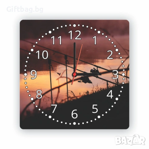 Стенен часовник „Риболов при залез“