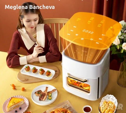 Трислоен Еър Фраеър със страхотно голям капацитет, снимка 8 - Фритюрници - 53070119