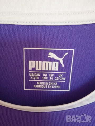 Лилава Тениска Puma, снимка 5 - Детски тениски и потници - 33721168