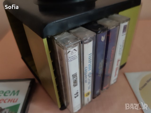 Стойка и аудио касети/ДВД-та и СД БЪЛГАРСКА музика 85г и /ГЛОБУЛ/МТЕЛ,ТРуд,24часа и Стандарт издания, снимка 2 - Аудио касети - 34032329