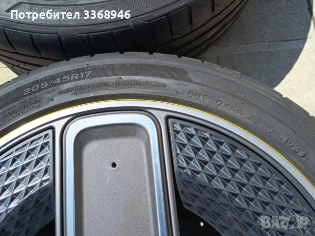 Джанти Mini Cooper SE 17 5x112 с гуми 205/45/17 F55 F56 F57, снимка 7 - Гуми и джанти - 54221791