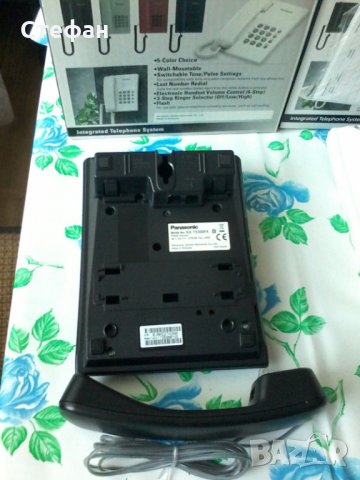 Домашен телефон Панасоник, снимка 7 - Стационарни телефони и факсове - 33709015