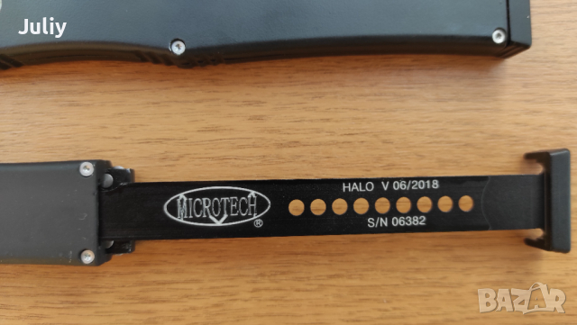 Автоматичен нож Microtech Halo 5, снимка 7 - Ножове - 36400207