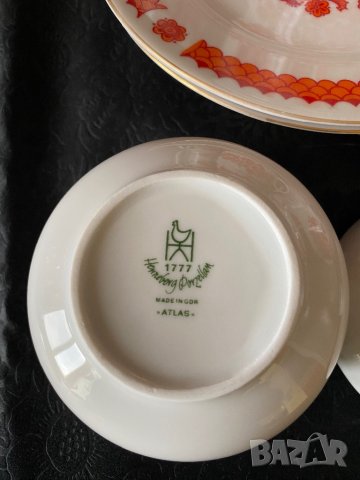 Сервиз чай Henneberg 1777 Porzellan ATLAS , снимка 8 - Сервизи - 39410775